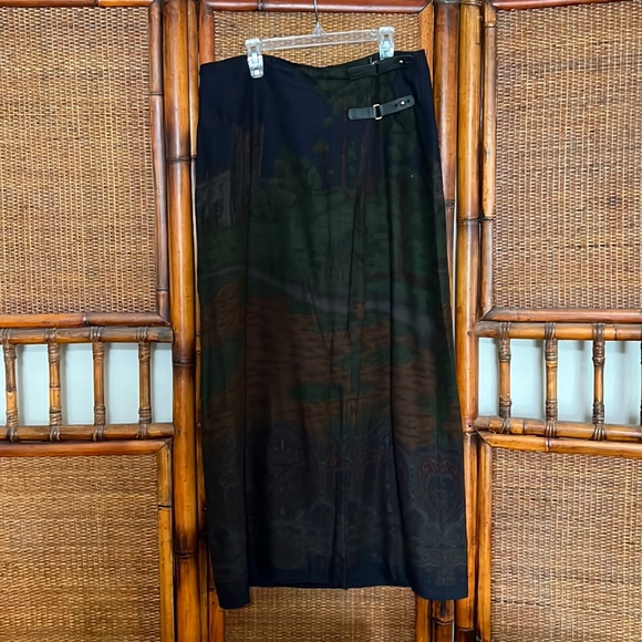 Lauren Ralph Lauren Dresses & Skirts - Vintage Lauren Ralph Lauren skirt, size 10, black, brown and green